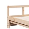 vidaXL Daybed without Mattress 90x190 cm Solid Wood Pine