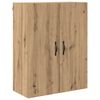 vidaXL Highboard 2 pcs Artisan Oak Engineered Wood and Glass