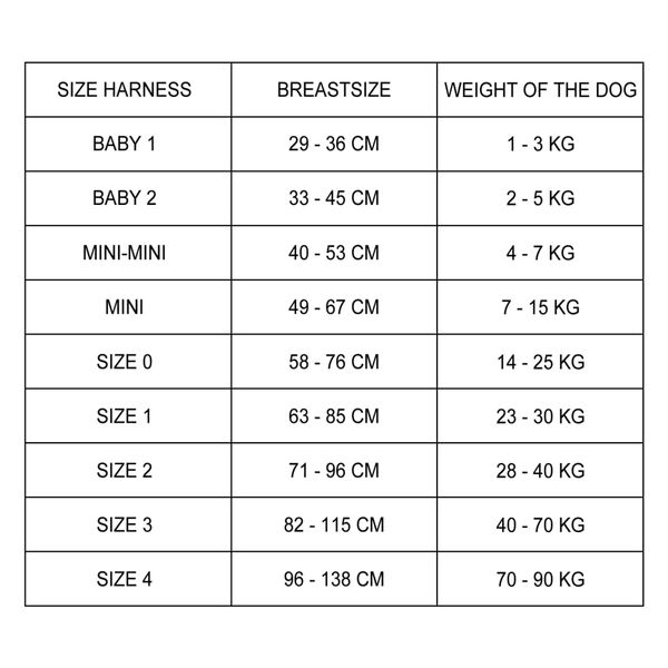 Julius K9 IDC Dog Power Harness Size Baby 2 Jeans 16IDC-JEANS-B2