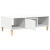 vidaXL Coffee Table White 102 x 55 x 35 cm Engineered Wood