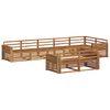 vidaXL Outdoor Sofa Set 8 pcs Natural