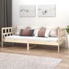 vidaXL Day Bed without Mattress Solid Wood Pine 90x190 cm Single