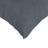 vidaXL Sofa Pillows 2 pcs Dark grey 60 x 40 cm Corduroy Fabric