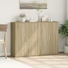 vidaXL Sideboards 2 pcs Sonoma Oak 60x31x84 cm Engineered Wood
