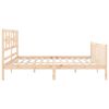 vidaXL Bed Frame without Mattress Super King Size Solid Wood Pine