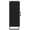 vidaXL Sideboard Black Oak 34.5 x 34 x 90 cm Engineered Wood and Iron