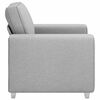 vidaXL Sofa Cloud Grey 100 x 77 x 82 cm Fabric
