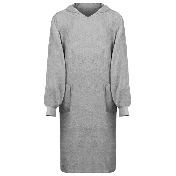 vidaXL Blanket Hoodie KINN Grey XL Cotton