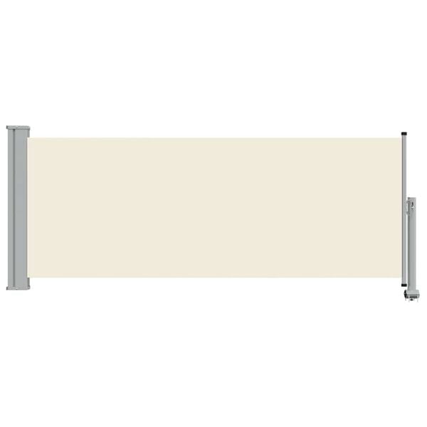 vidaXL Patio Retractable Side Awning 100 x 300 cm Cream