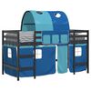 vidaXL Kids' Loft Bed with Tunnel without Mattress Blue 90x190cm