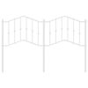 vidaXL Metal Replace Headboard White 150 cm