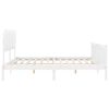 vidaXL Bed Frame without Mattress White 120x200 cm Solid Wood Pine