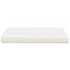 vidaXL Bed Mattress with Mattress Cream 120 x 200 cm Fabric