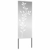 vidaXL Garden Privacy Screen Silver 50 x 140 cm Galvanised steel