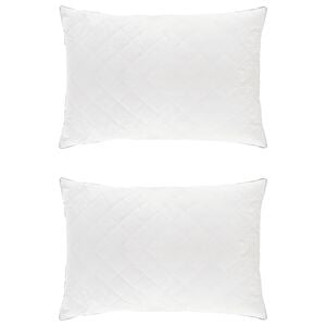 vidaXL Pillow FULDA 2 pcs 50 x 75 cm 100% Goose Down & Feather White