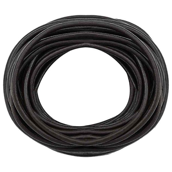 vidaXL Leather Cord Dark Brown &Oslash;5 mm x 50 m Leather