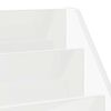 vidaXL Kids Bookshelf High Gloss White 72.5 x 29.5 x 69 cm