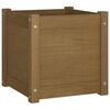vidaXL Garden Planters 2 pcs Honey Brown 40x40x40 cm Solid Pinewood