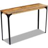 vidaXL Console Table Mango Wood 120x35x76 cm