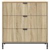 vidaXL Sideboard Sonoma oak 79.5 x 33 x 82 cm Engineered wood