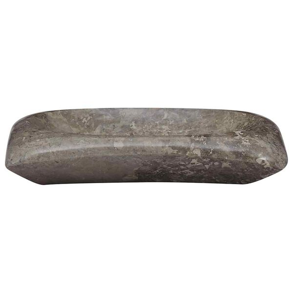 vidaXL Sink Grey 50x35x10 cm Marble