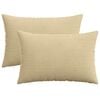 vidaXL Cushion Cover 2 pcs HEERLEN Green Grey 40 x 60 cm Corduroy