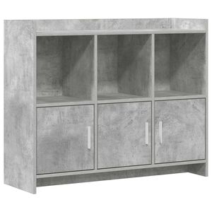 vidaXL Sideboard Concrete Grey 98.5 x 33 x 80 cm Engineered Wood