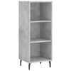 vidaXL Highboard Concrete Grey 34.5x32.5x180 cm Engineered Wood