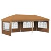 vidaXL Pop-up Party Tent 575 x 289 x 245 cm Beige