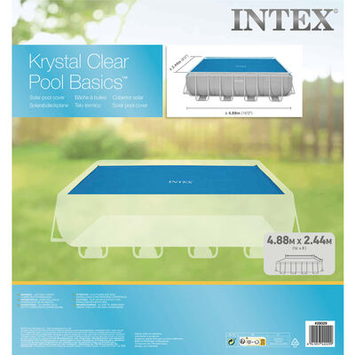 Intex Solar Pool Cover Blue 476x234 cm Polyethylene