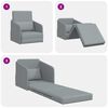 vidaXL Folding Sofa Bed Light Grey 65 x 80 x 83 cm Fabric