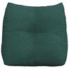 vidaXL Back Pillow Dark Green 45 x 24 x 50 cm Fabric