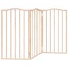 vidaXL Dog Gate Foldable 3 Panels 150 cm Poplar Wood