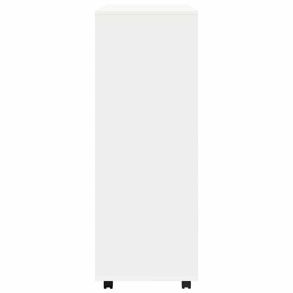 vidaXL Wardrobe White 80x40x110 cm Engineered Wood