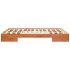 vidaXL Bed Frame Brown 140 x 200 cm