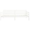 vidaXL Day Bed without Mattress White 80x200cm Solid Wood Pine