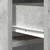 vidaXL Highboard Concrete Grey 40 x 40.5 x 135 cm Engineered Wood