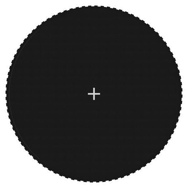 vidaXL Jumping Mat Fabric Black for 15 Feet/4.57 m Round Trampoline