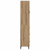 vidaXL Highboard Artisan Oak 69.5 x 34 x 180 cm Engineered Wood