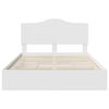 vidaXL Storage Bed with Headboard White 150 x 200 cm Engineered Wood