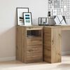 vidaXL Drawer Cabinet Artisan Oak 40x50x76 cm Engineered Wood