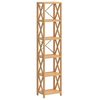vidaXL 6-Tier Shelf 40x30x181 cm Solid Wood Oak