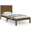 vidaXL Bed Frame without Mattress Honey Brown 90x190 cm Single Solid Wood Pine