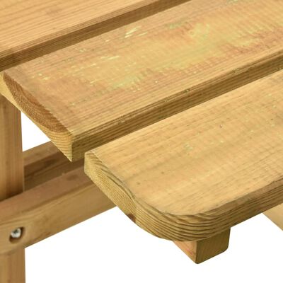 vidaXL 4-Side Picnic Table 172x172x73 cm Impregnated Pinewood