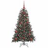 vidaXL Artificial Christmas Tree with 150 LEDs Green 68 x 68 x 120 cm