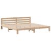 vidaXL Bed Frame without Mattress 180x200 cm Super King Solid Wood Pine