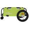 vidaXL Bike Trailer Green Oxford Fabric and Iron