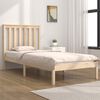 vidaXL Bed Frame without Mattress Solid Wood Small Single