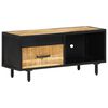 vidaXL TV Cabinet 90x30x40 cm Rough Mango Wood