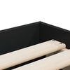 vidaXL Bed Frame with Drawers without Mattress Black 90x190 cm Single